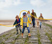Familie op vakantie
